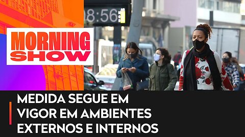 São Paulo mantém obrigatoriedade do uso de máscaras até 31 de janeiro