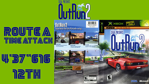 OutRun 2 [Xbox] Goal A - Time Attack [4'37"616] 12th place (very 1st attempt)