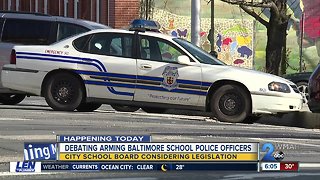 Baltimore school board reconsiders arming school resource officers