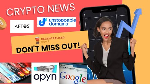 Weekly CRYPTO NEWS: Aptos | BNY Mellon, Mastercard & Google | Opyn DeFi | Unstoppable Domains Scam