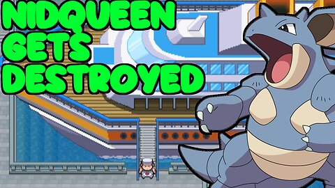 Pokemon Yellow Nidoqueen Barely Holds On