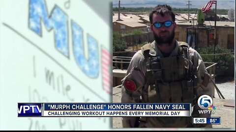 'Murph Challenge' remembers heroics of Navy Seal Michael Murphy killed in Afghanistan