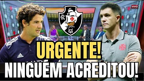 VAZOU A NOTICIA! DECISÃO TOMADA! NINGUÉM ACREDITOU NISSSO! NOTÍCIAS DO VASCO