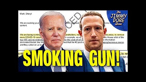 Shocking (Me Hahahaha) Facebook Censorship Directed From White House Revealed! [30.07.2023]