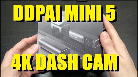 DDPAI Mini5 4K Dash Cam Review