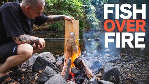 Fish Tacos cooked over a campfire | Camp Cooking