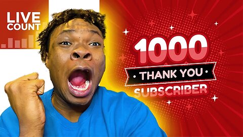 🔴 LIVE 🔴 1000 SUBs !! ...... THANKYOU #roadto1k