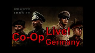 Heart of Iron IV Co-Op Germany Live - Invasion of Poland