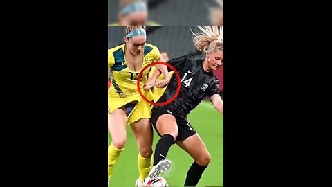 Funny Movement on Women Football #short #rumble