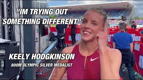 Keely Hodgkinson Birmingham Diamond league 800m interview