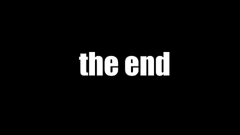 the end