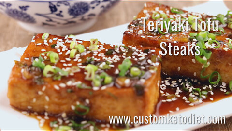 Keto Teriyaki Tofu Steaks