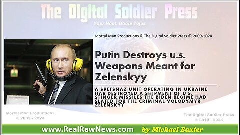 Putin Destroys Weapons Meant for Zelenskyy