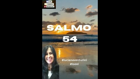 Deus virá em meu auxílio - Salmo 54 #lucianaventurini #salmo #loovi #shorts