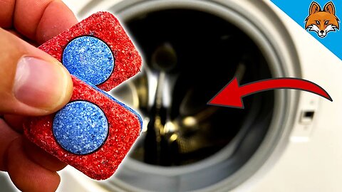 🦊 THROW Dishwashing Tabs in your Washing Machine and WATCH WHAT HAPPENS 💥