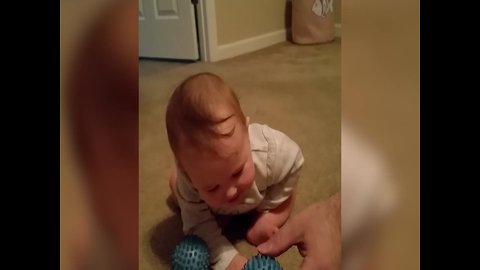 Baby Cracks up About the Silliest Thing!