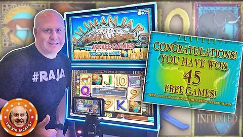 🦓 Kilimanjaro 45 Free Games Bonus 🦓 High Limit Slot Jackpot at Ocean Casino