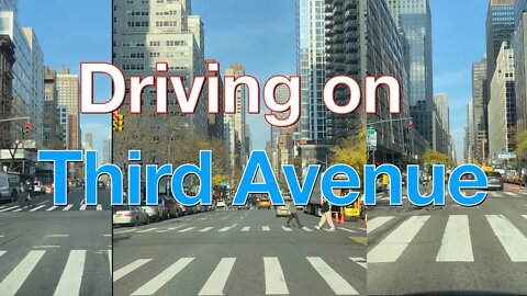 Driver on the Third Avenue NYC Vertical 4K