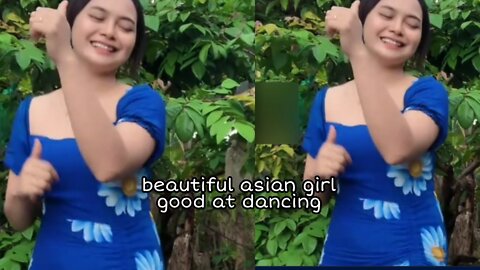 beautiful asian girl good at dancing