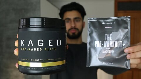 THE BEST PRE-WORKOUT FOR MEN (MyProtein vs Kaged Muscle)