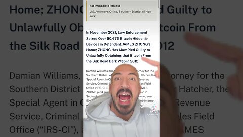 Why does the government have $5 billion in Bitcoin? #shorts #youtubeshorts #crypto #bitcoin