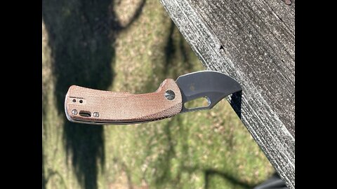 Kizer Micarta Urban Bowie Knife Unboxing and 1st Impressions