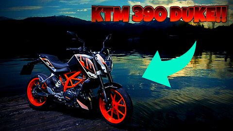 KTM 390 Duke - Supermoto mode