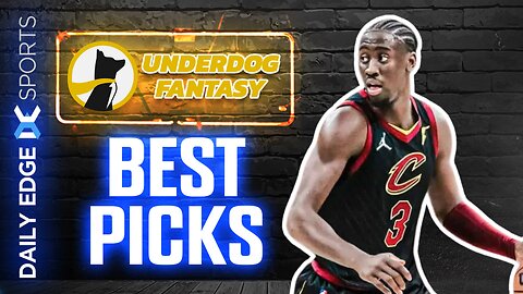 NBA UNDERDOG FANTASY PICK'EM (3 -1 RUN!) | EARLY LOOK | MONDAY | 3/25/2024 | DAILY EDGE SPORTS