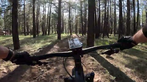 Specialized Fatboy with RockShox BLUTO at Munds Park - Arizona