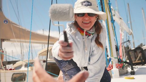 Getting Ready to Go! (NEW Deck Grip, Boom and Stanchions) - Free Range Sailing Ep 165