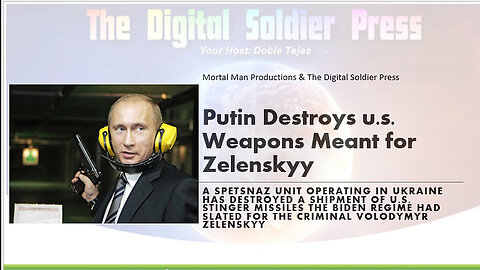 Putin Destroys Weapons Meant for Zelenskyy