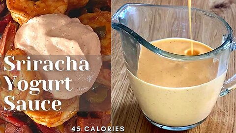 Sriracha Yogurt Sauce | Spicy Dressing #shorts