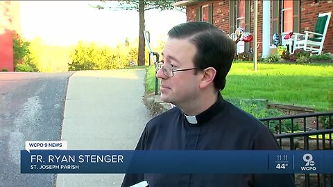 St. Joseph Parish celebrates Fr. Ryan Stenger's 30th birthday