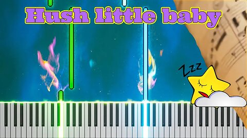 HUSH LITTLE BABY PIANO TUTORIAL +Spartito gratis