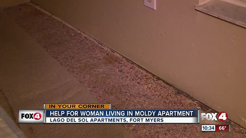 Help for woman living in Moldy Fort Myers Apartment