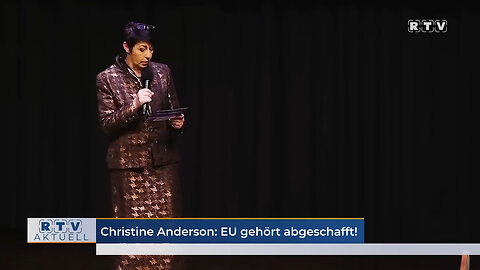 Christine Anderson: EU muss abgeschafft werden!@RTV Privatfernsehen🙈