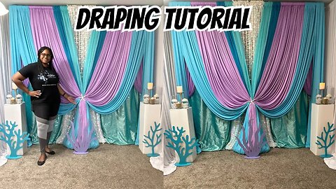 Learn a Mermaid Backdrop Design