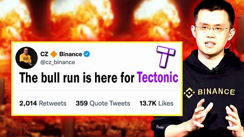 TECTONIC CRONOS HOLDERS CZ BINANCE'S FINAL WARNING!!🔥 TONIC BREAKING NEWS!! TONIC 400X RISE!!