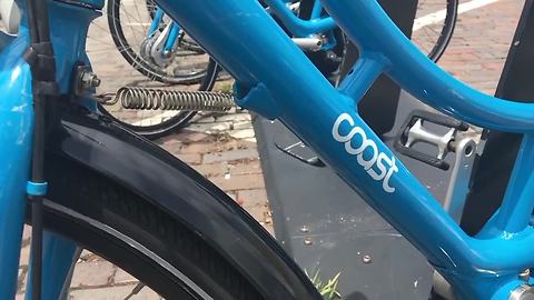 It's not just tourists using bike-sharing in St. Pete; some are even commuting with them