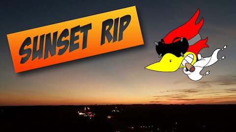 Sunset FPV Drone rip