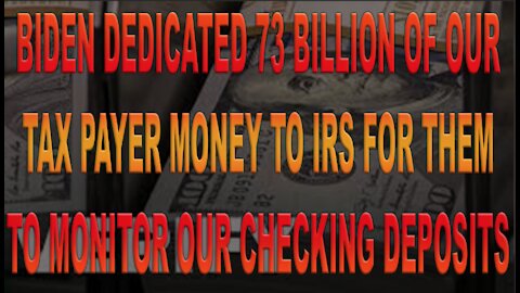 Ep.418 | IRS WILL TRACK EVERY DEPOSIT $600+ W. 3.5 TRILLION BILL