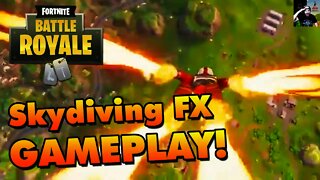 Fortnite NEW Skydiving FX Trail GAMEPLAY