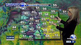 Monday evening forecast