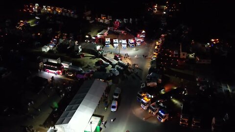 Porthcawl #truck #meet At Night - Welsh Drones