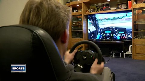 Cedarburg High School student takes videos games skills to the track