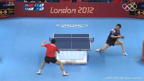 Playback of the men's team final China 3 1 South Korea @@@ 87