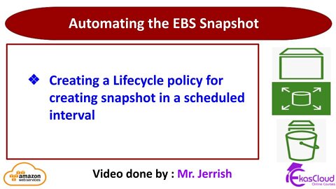 #Automating the Creation of Snapshot - Life Cycle Manager - Ekascloud - English