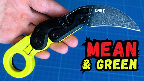 CRKT Provoke Karambit with ZAP Grivory Grip, 1.4116 Blade Steel & Kinematic Opening System