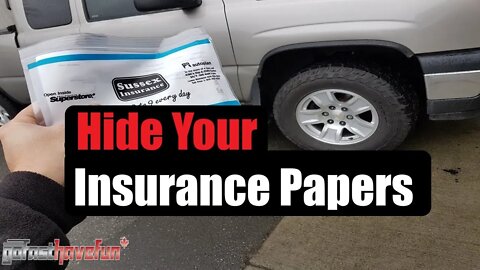 Why I HIDE my Insurance Papers | AnthonyJ350