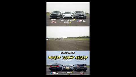 BMW M5 VS GTR VS McLaren 720s